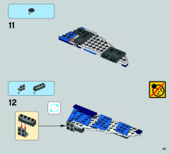LEGO 75087 instructions page 43 – build guide