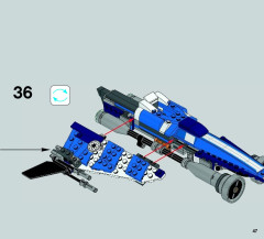 LEGO 75087 instructions page 47 – build guide