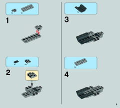 LEGO 75087 instructions page 5 – build guide