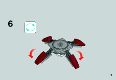 LEGO 75088 instructions page 9 – build guide