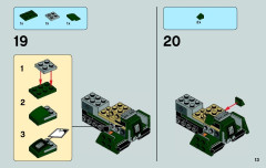 LEGO 75090 instructions page 13 – build guide