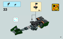 LEGO 75090 instructions page 27 – build guide