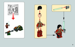 LEGO 75090 instructions page 3 – build guide