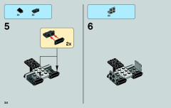 LEGO 75090 instructions page 34 – build guide