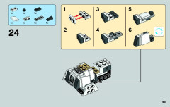 LEGO 75090 instructions page 45 – build guide