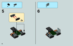 LEGO 75090 instructions page 6 – build guide
