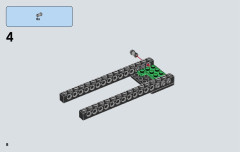 LEGO 75091 instructions page 8 – build guide