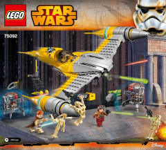 LEGO 75092 instructions page 1 – build guide