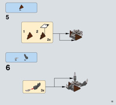 LEGO 75092 instructions page 13 – build guide