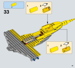LEGO 75092 instructions page 43 – build guide