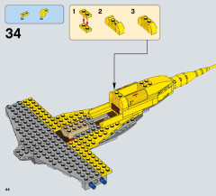 LEGO 75092 instructions page 44 – build guide