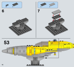 LEGO 75092 instructions page 72 – build guide