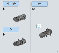 LEGO 75092 instructions page 9 – build guide