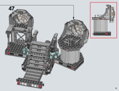 LEGO 75093 instructions page 73 – build guide