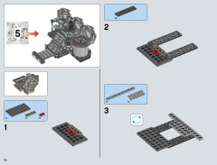 LEGO 75093 instructions page 74 – build guide