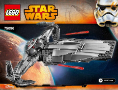 LEGO 75096 instructions page 1 – build guide
