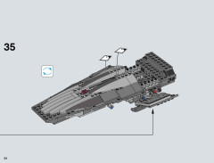 LEGO 75096 instructions page 34 – build guide