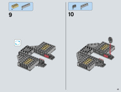 LEGO 75096 instructions page 45 – build guide