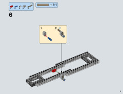 LEGO 75096 instructions page 9 – build guide