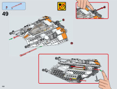 LEGO 75098 instructions page 104 – build guide