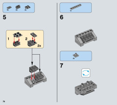LEGO 75100 instructions page 74 – build guide