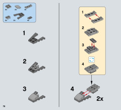 LEGO 75100 instructions page 76 – build guide
