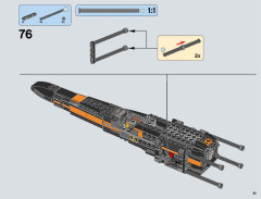 LEGO 75102 instructions page 61 – build guide