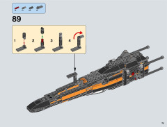 LEGO 75102 instructions page 73 – build guide
