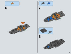 LEGO 75102 instructions page 9 – build guide