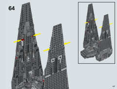 LEGO 75104 instructions page 137 – build guide