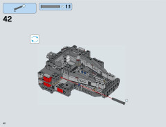 LEGO 75104 instructions page 42 – build guide