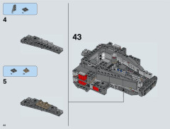 LEGO 75104 instructions page 44 – build guide