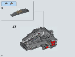 LEGO 75104 instructions page 48 – build guide