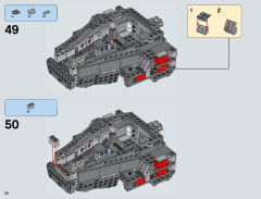 LEGO 75104 instructions page 50 – build guide