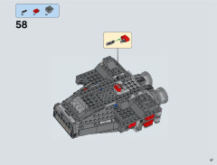 LEGO 75104 instructions page 57 – build guide