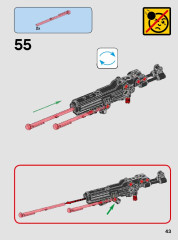 LEGO 75121 instructions page 43 – build guide