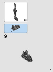 LEGO 75121 instructions page 9 – build guide