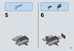 LEGO 75130 instructions page 5 – build guide