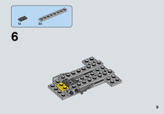 LEGO 75131 instructions page 9 – build guide