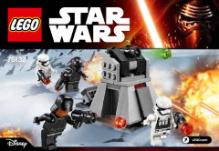LEGO 75132 instructions page 1 – build guide