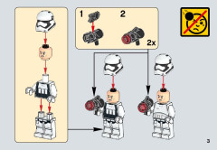 LEGO 75132 instructions page 3 – build guide