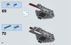 LEGO 75135 instructions page 50 – build guide