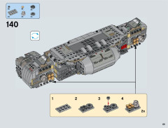 LEGO 75140 instructions page 69 – build guide