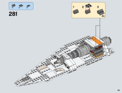 LEGO 75144 instructions page 185 – build guide