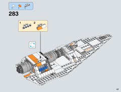 LEGO 75144 instructions page 187 – build guide