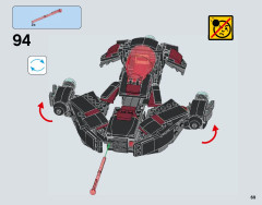 LEGO 75145 instructions page 69 – build guide