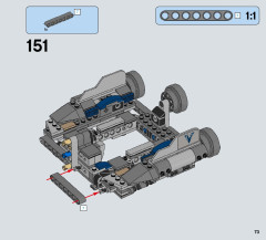 LEGO 75147 instructions page 73 – build guide