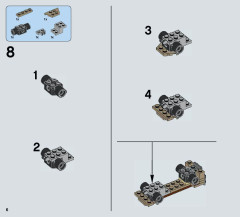LEGO 75148 instructions page 6 – build guide