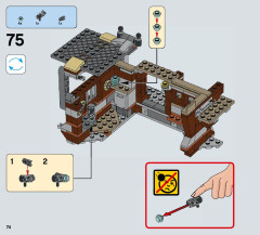 LEGO 75148 instructions page 74 – build guide