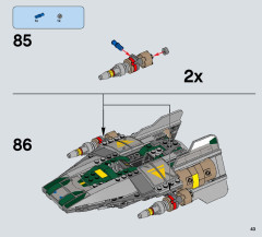 LEGO 75150 instructions page 43 – build guide